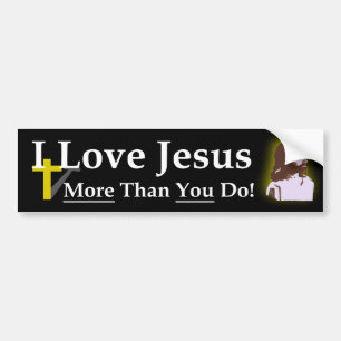 I Love Jesus bumper sticker