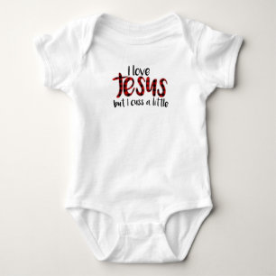 I Love Jesus But I Cuss A Little Shirt Funny