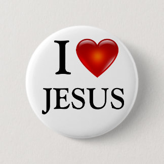 I Love Jesus Button