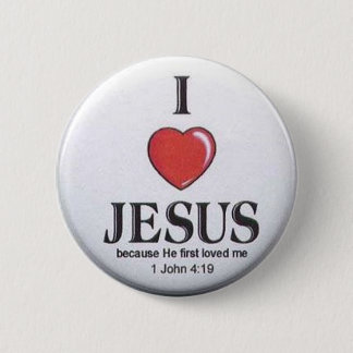 I Love Jesus Buttons