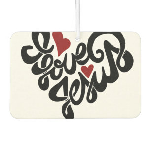 I love Jesus Car Air Freshener