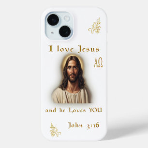 I love Jesus iPhone 15 Case