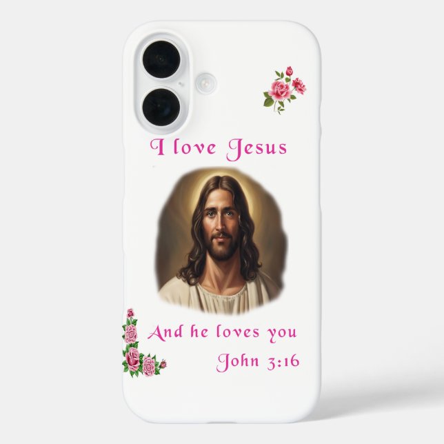 I love Jesus Case-Mate iPhone Case (Back)