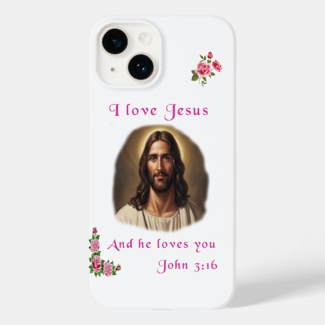 I love Jesus Case-Mate iPhone Case (Back)