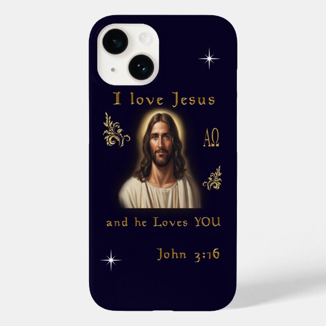 I love Jesus Case-Mate iPhone Case (Back)