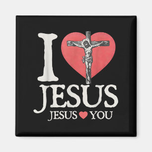 I Love Jesus Christian Jesus Love You Bible Verse  Magnet