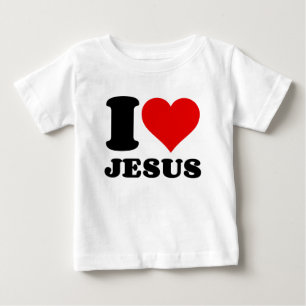 i love Jesus christian quote Baby T-Shirt
