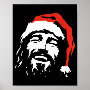 I Love Jesus Christmas Green  Poster