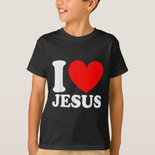 I Love Jesus Cute Religious Christian Religious T-Shirt
