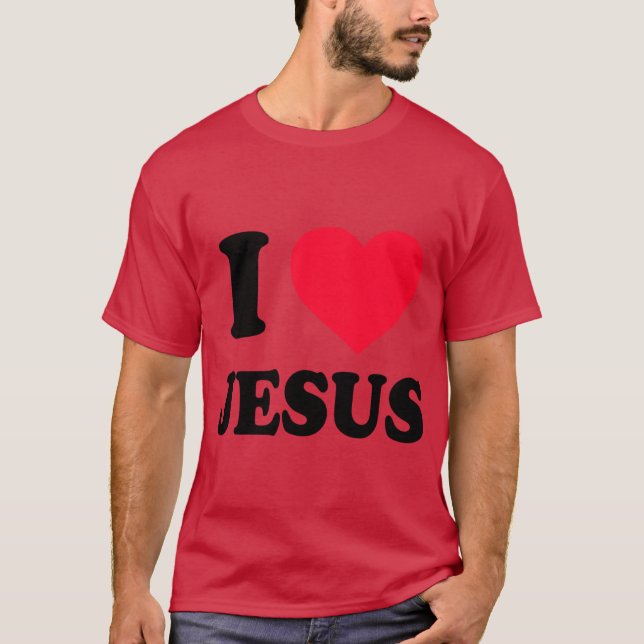 I love Jesus friends girl T-Shirt (Front)