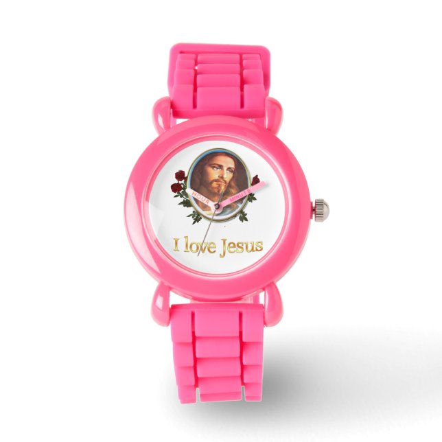 I love Jesus gifts Watch (Front)