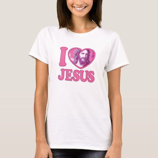 i love jesus - heart T-Shirt (Front)