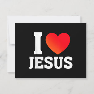 I Love Jesus Holiday Card