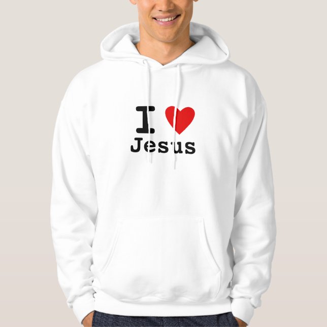 I Love Jesus Hoodie (Front)