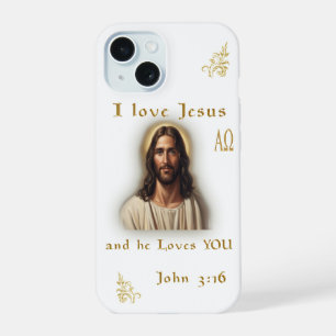 I love Jesus iPhone 15 Case