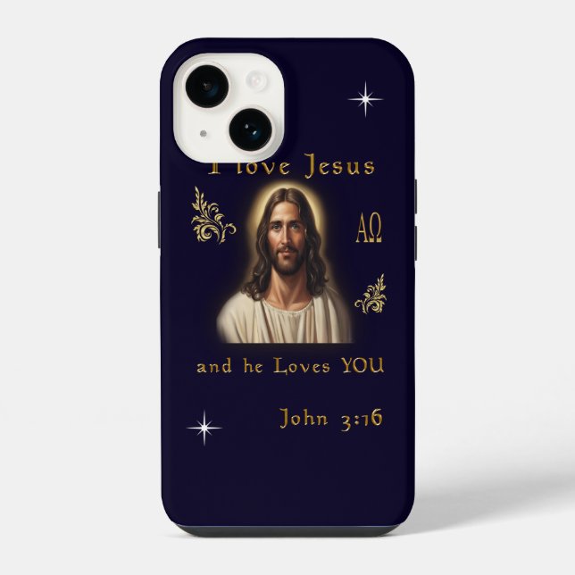 I love Jesus iPhone Case (Back)