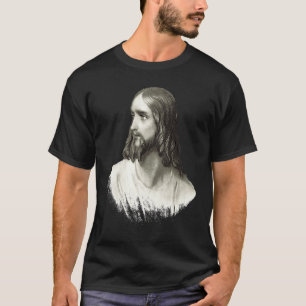 I love Jesus Jesus Christ portrait Saint Face  God T-Shirt