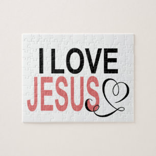 I Love Jesus Jigsaw Puzzle