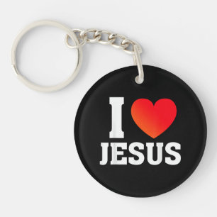 I Love Jesus Key Ring