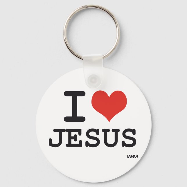 I love Jesus Key Ring (Front)