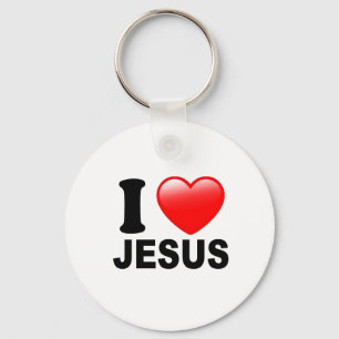 I Love Jesus Key Ring
