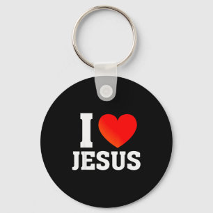 I Love Jesus Key Ring