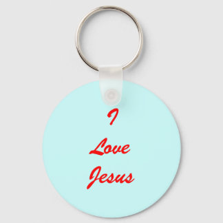 I Love Jesus Key Ring