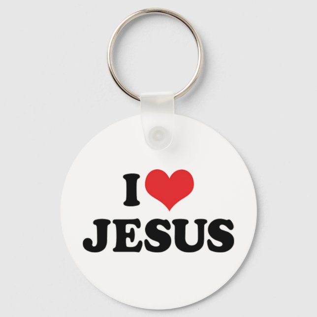 I Love Jesus Keychain (Front)