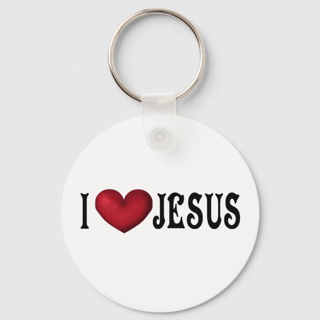 I Love Jesus Keychain (Front)