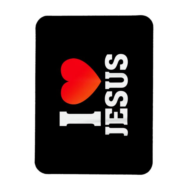 I Love Jesus Magnet (Vertical)