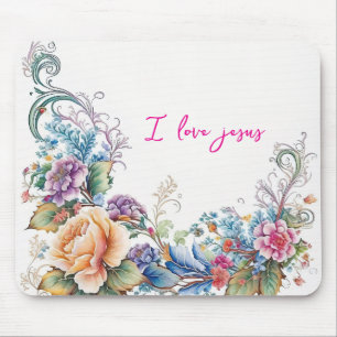 I love Jesus Mouse Mat