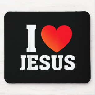 I Love Jesus Mouse Mat