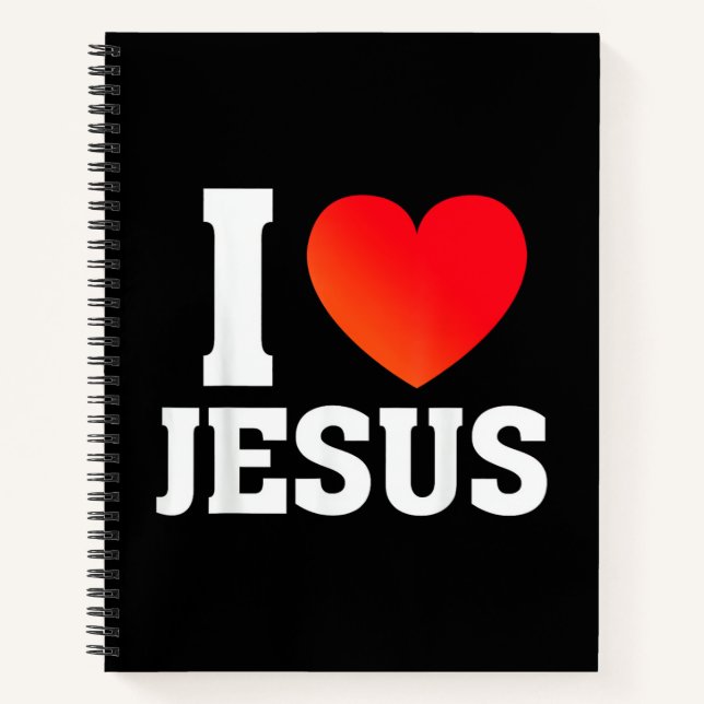 I Love Jesus Notebook (Front)