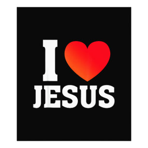 I Love Jesus Photo Print