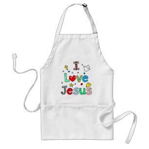 I Love Jesus Standard Apron