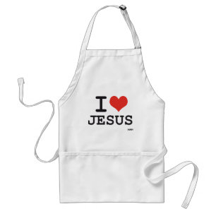 I love Jesus Standard Apron