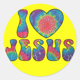 I LOVE JESUS STICKERS