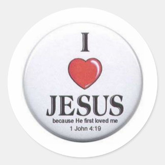 I Love Jesus Stickers