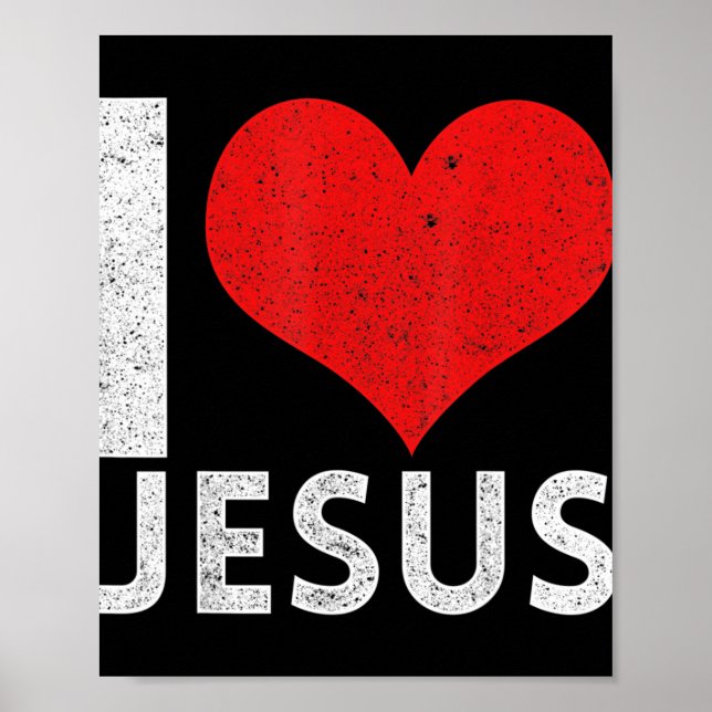 I Love Jesus T-ShirtAre you a Patriotic devotee of Poster (Front)