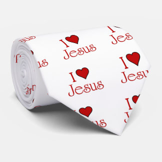 I love jesus tie