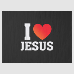 I Love Jesus Tissue Paper