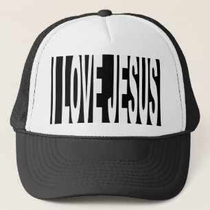 I LOVE JESUS TRUCKER HAT