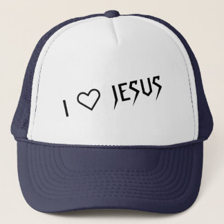"I LOVE JESUS" TRUCKER HAT BY 303TATTOO