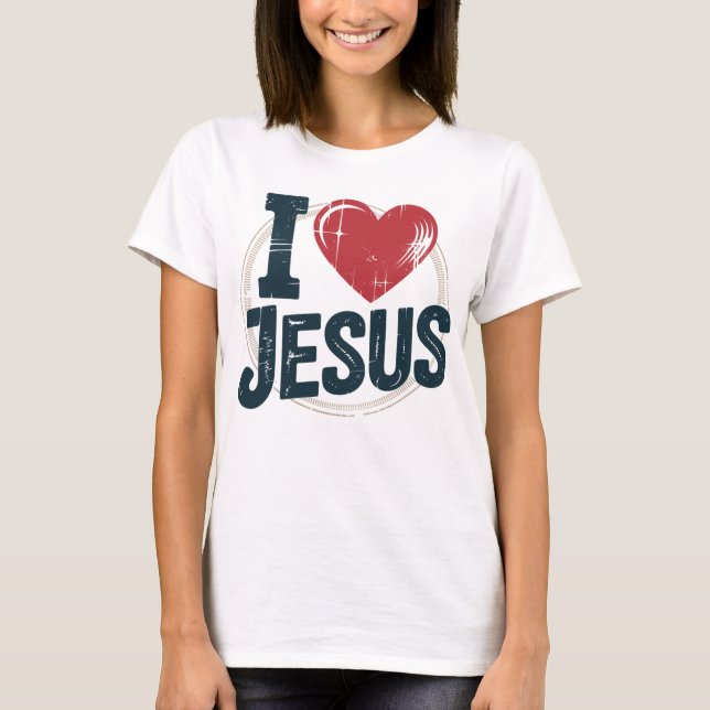 I Love Jesus Vintage Shirt (Front)