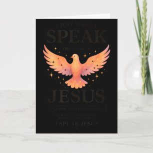 I Love Jesus Waffle Heart Christian Breakfast Card