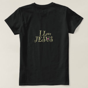 I Love Jesus with Pink Heart  T-Shirt