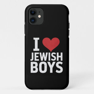 I Love Jewish Boys I Heart Jewish Boys Hanukkah iPhone 11 Case