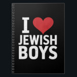 I Love Jewish Boys I Heart Jewish Boys Hanukkah Notebook<br><div class="desc">I Love Jewish Boys I Heart Jewish Boys Hanukkah</div>