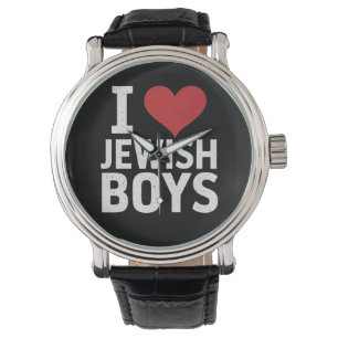 I Love Jewish Boys I Heart Jewish Boys Hanukkah Watch