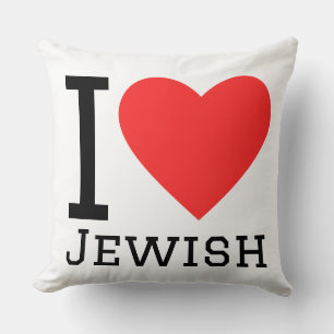 I love Jewish  Cushion
